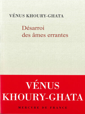 cover image of Désarroi des âmes errantes